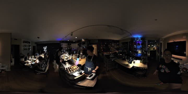 Chef Jasper Lynn Using a Torch