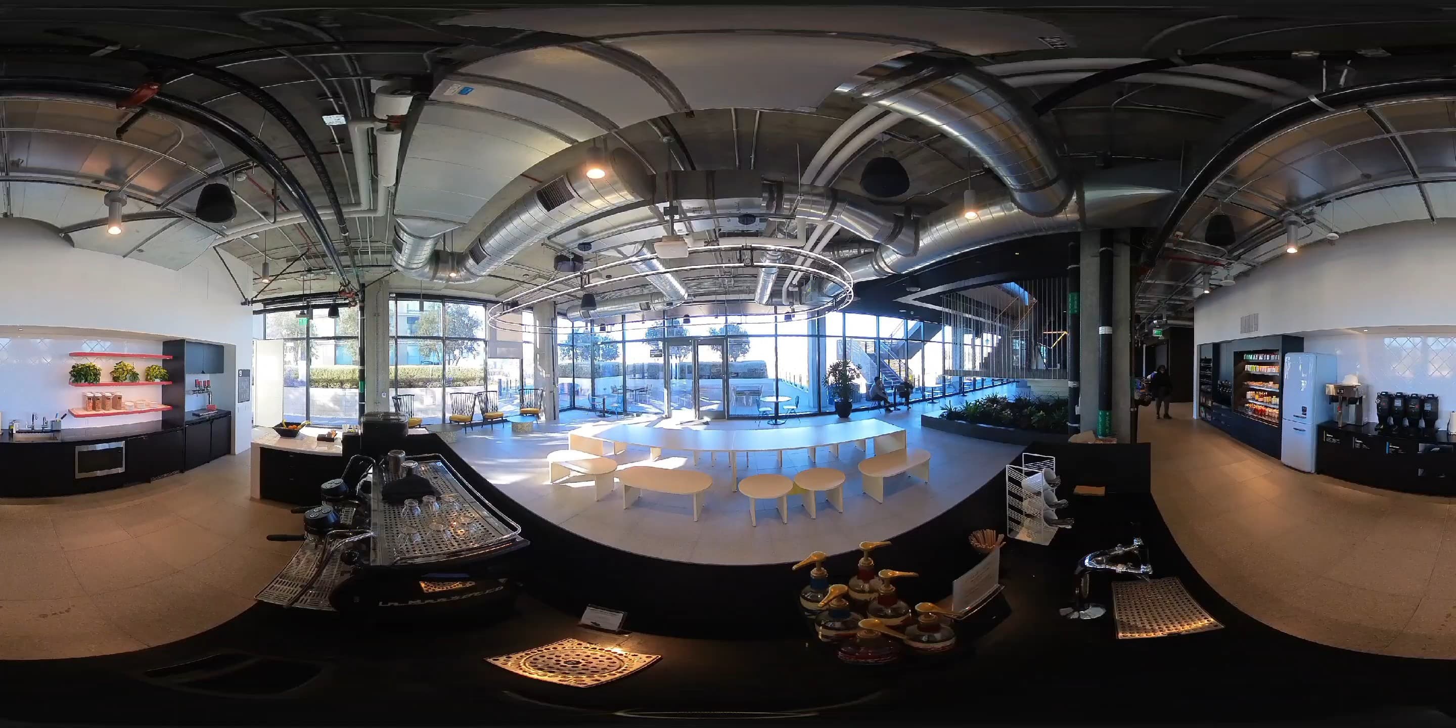 Espresso and snacks bar at Netflix Epic building