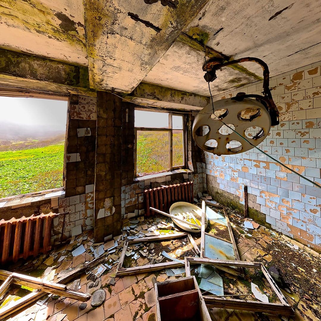 Abandoned Kuril Islands