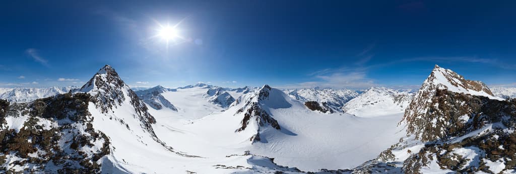 Sölden - filming location for the James Bond 007 "Spectre" movie (gigapixel)