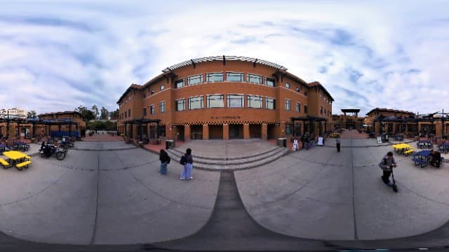 Courtyard area of the Student Center @ UCI
